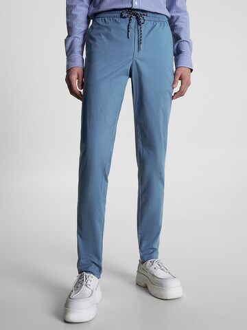 TOMMY HILFIGER Regular Broek in Blauw: voorkant