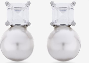 Luxenter Oorbellen 'Amvis' in Wit: voorkant