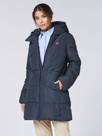 Polo Sylt Winter Coat in Blue: front