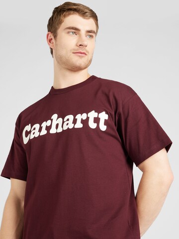 Carhartt WIP Tričko 'Bubbles' – červená