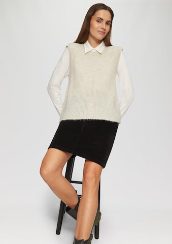 s.Oliver Gebreide bodywarmer in Beige