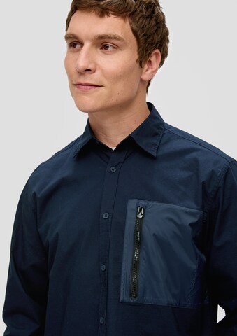 s.Oliver Comfort fit Overhemd in Blauw
