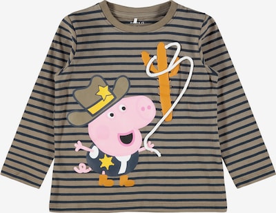 NAME IT T-Shirt 'Peppa Pig' en marron / taupe / rose clair / noir, Vue avec produit