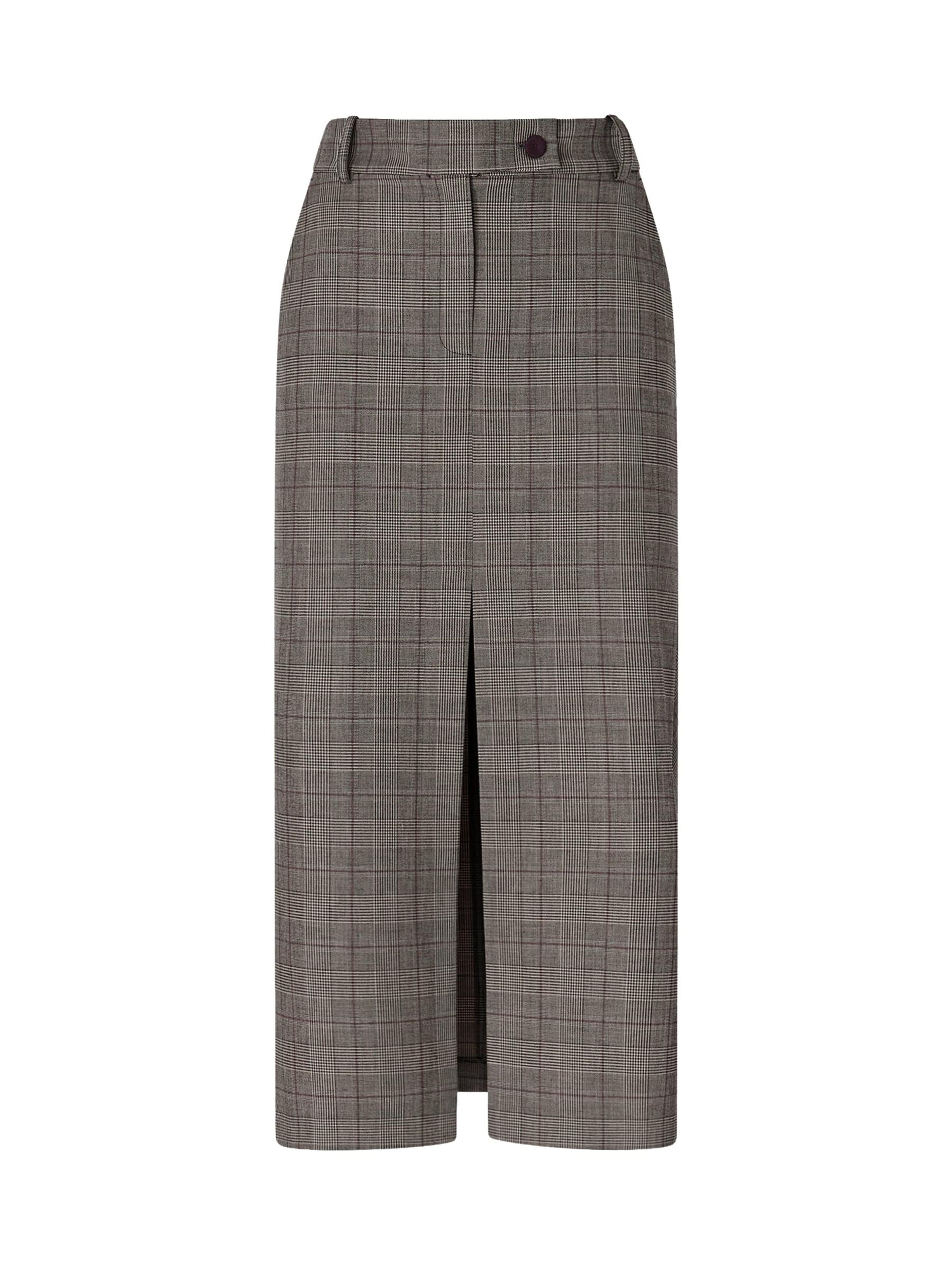 PINKO - Falda 'PINKO GALEGA GONNA MIASTO LANA TINTO FILO GONNA' en gris: frente