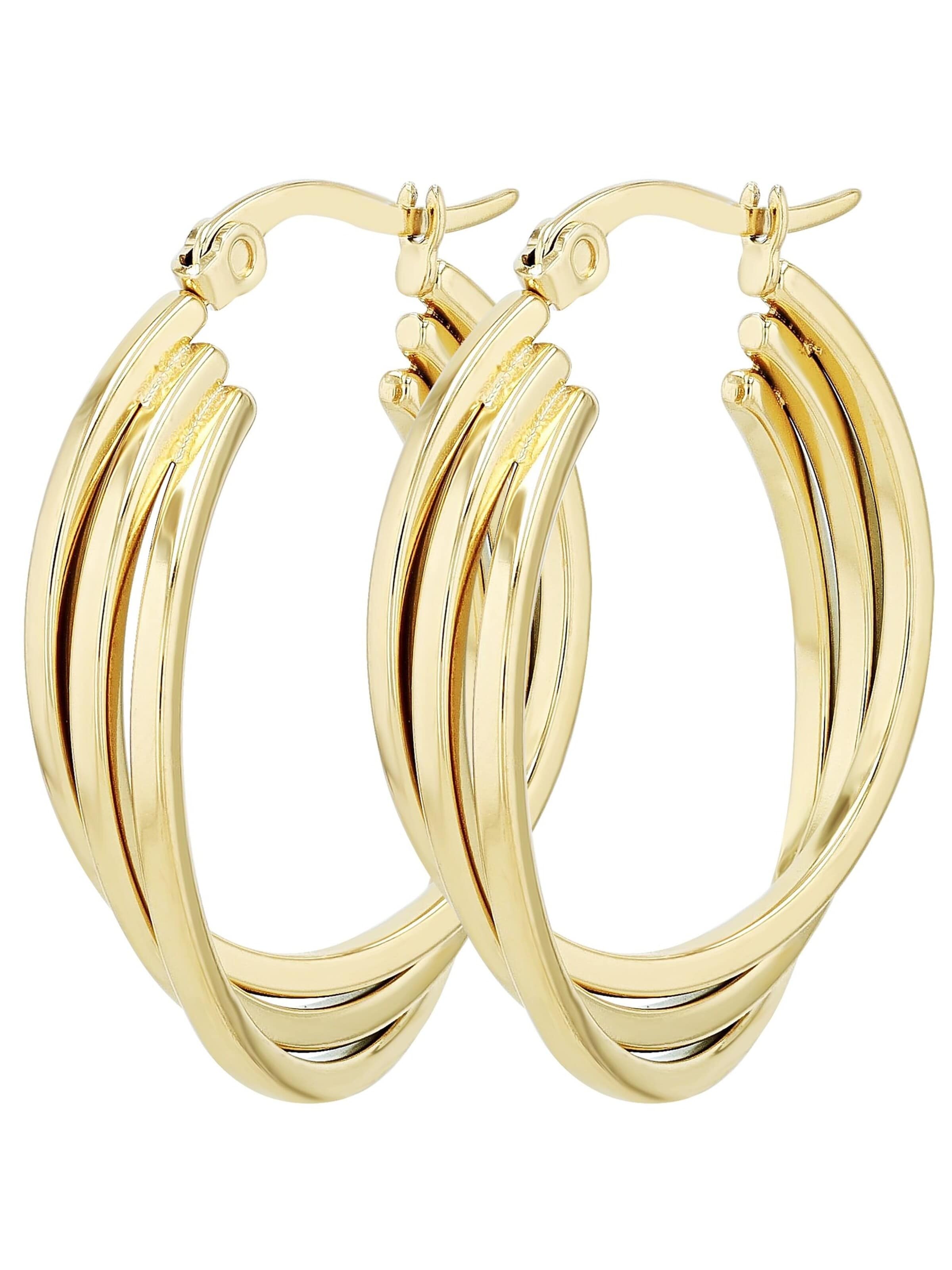 Akzent Earrings 'Rodena, langlebig' in Gold