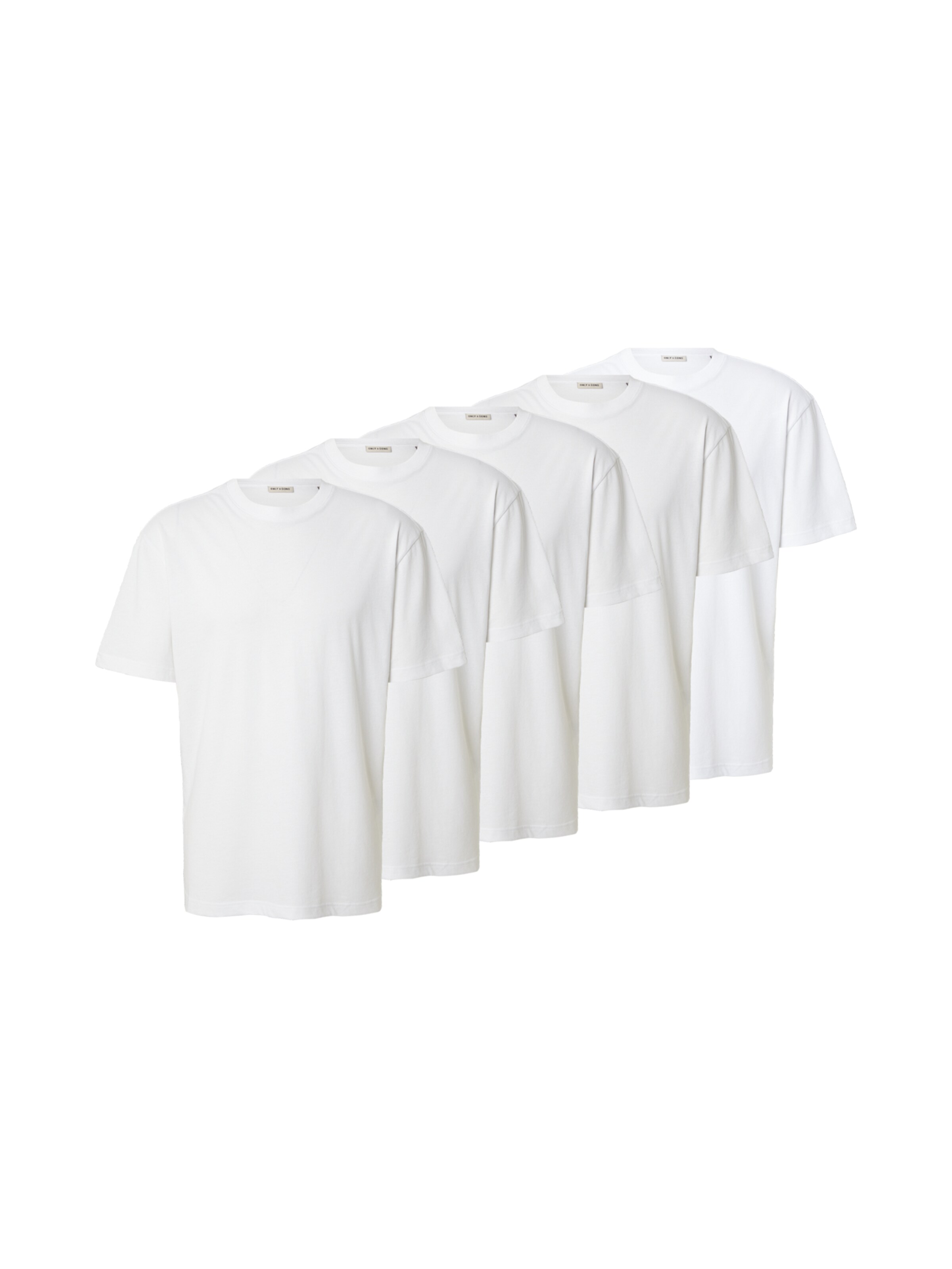 Only & Sons Shirt 'ONSJEFF' in White: front