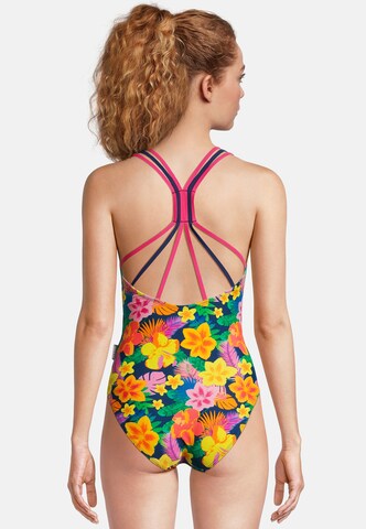 BECO the world of aquasports Bralette Swimsuit 'Summer Flowers' in Mixed colors