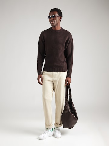JACK & JONES - Jersey 'JJESOHO OLLIE' en marrón