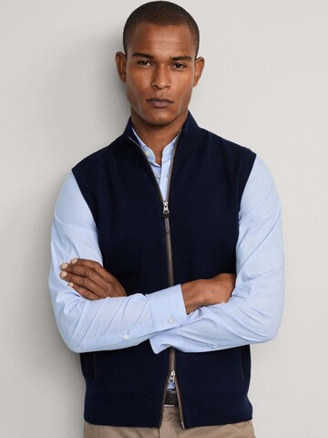 Gilet Hackett London en bleu : devant