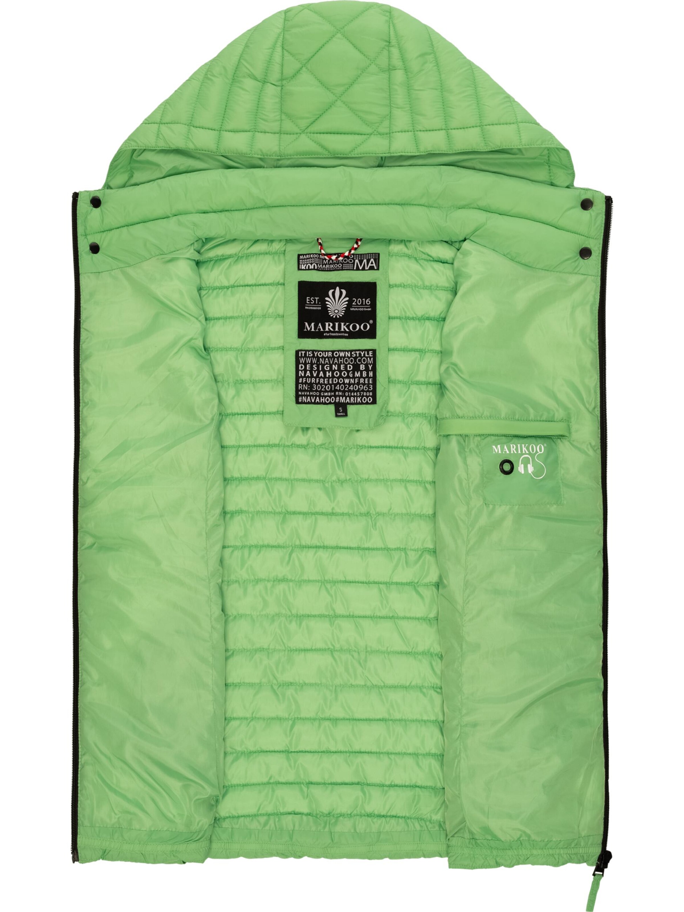 MARIKOO Vest, värv roheline