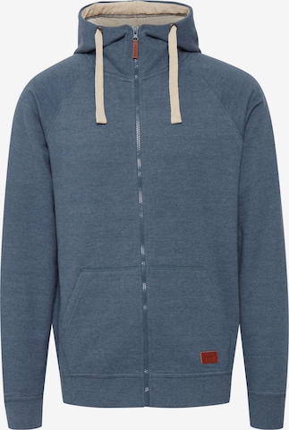BLEND - Sudadera con cremallera 'Speedy' en azul: frente