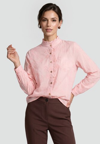Usha - Blusa en rosa: frente