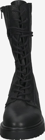 SANSIBAR Lace-Up Ankle Boots in Black