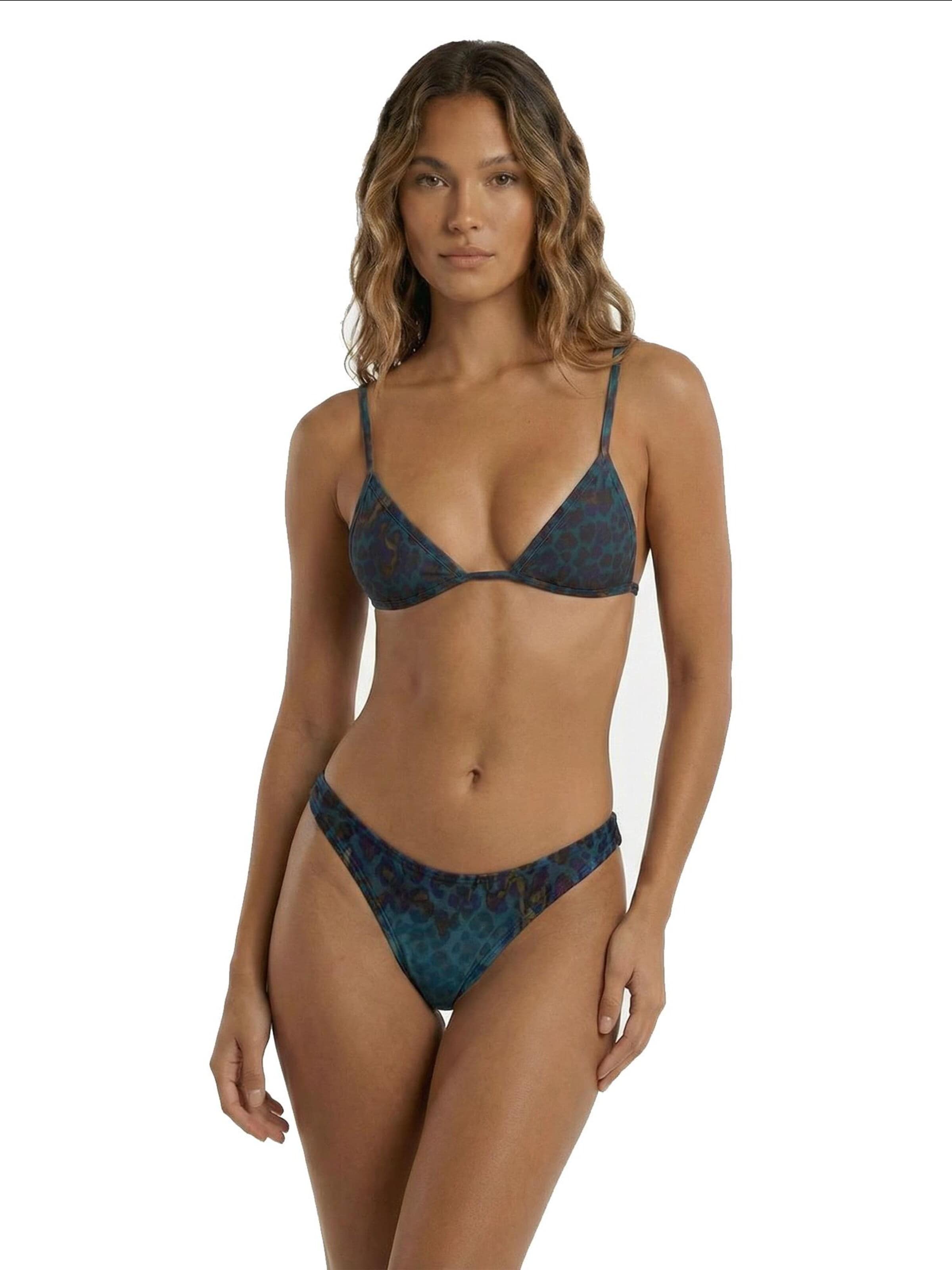 Kalaia Triangel Bikini in Blau: Vorderseite