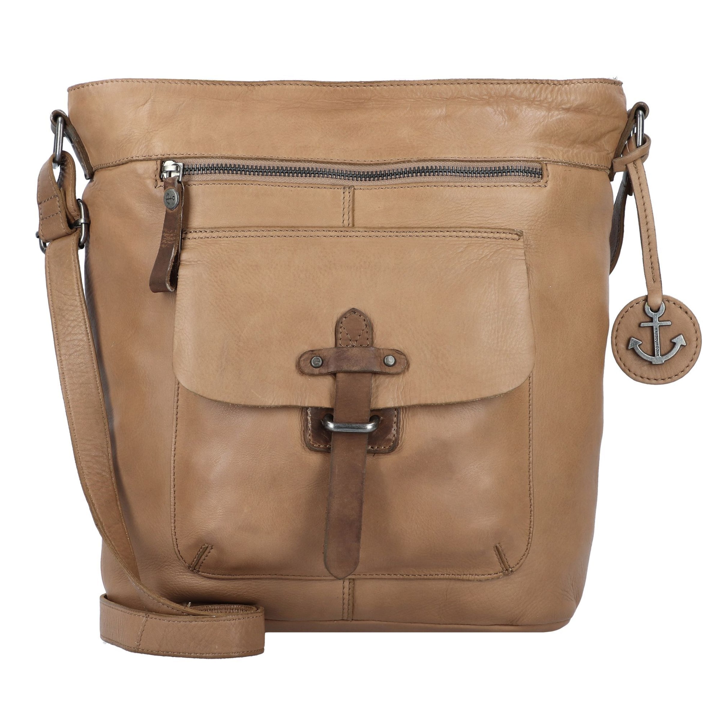 Sac bandoulière 'Urban Poets Skyler' Harbour 2nd en marron : devant