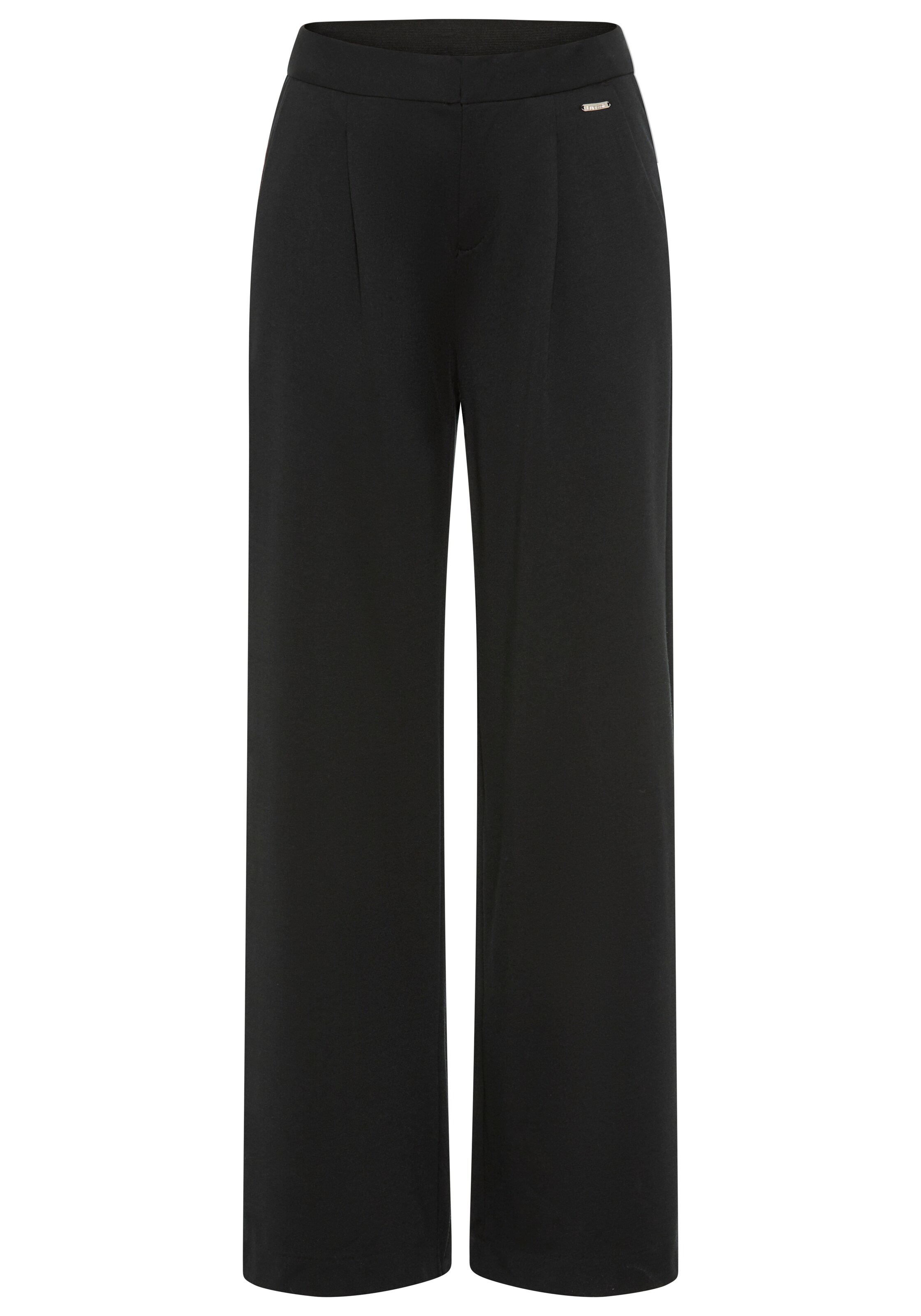 LAURA SCOTT Wide Leg Hose in Schwarz: Vorderseite