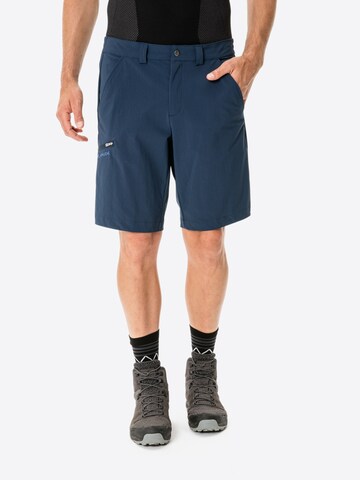 VAUDE Regular Outdoor Pants 'Farley II' in Blue: front