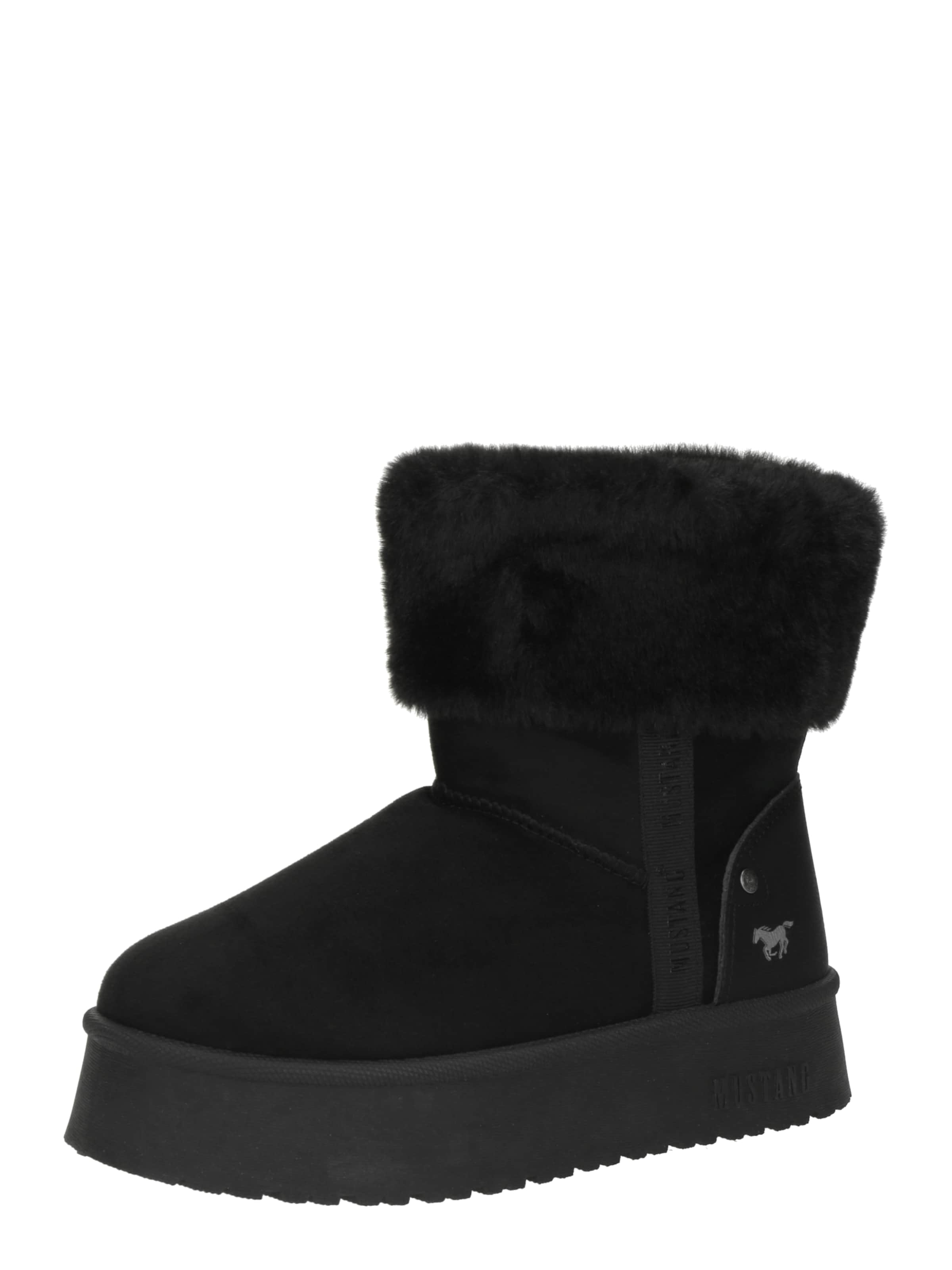 MUSTANG Bakancsok - fekete: elől