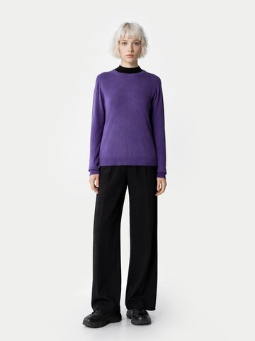 GOBI Cashmere - Jersey 'Women's Essential Cashmere Crewneck Sweater' en lila