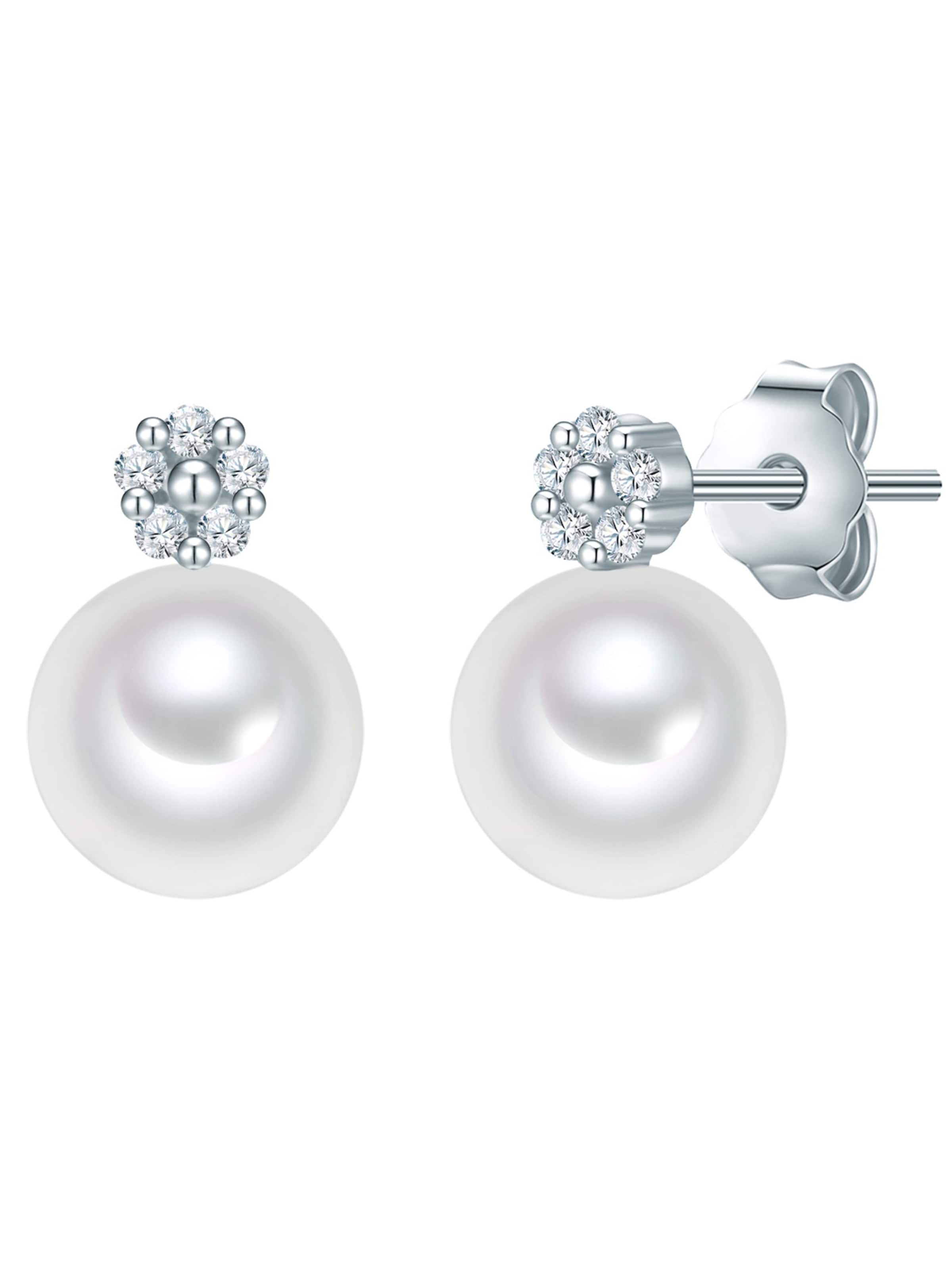 Valero Pearls Ohrringe in Silber: Vorderseite