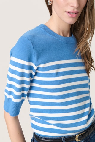 SOAKED IN LUXURY Sweater 'SLSpina' in Blue