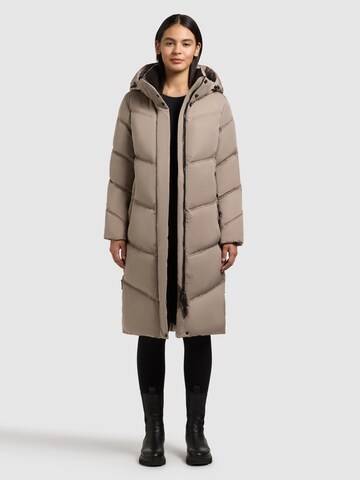 khujo Wintermantel 'Ainu 2' in Beige