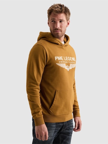 Sweat-shirt 'Hoodie in 100% cotton with logo' PME Legend en marron