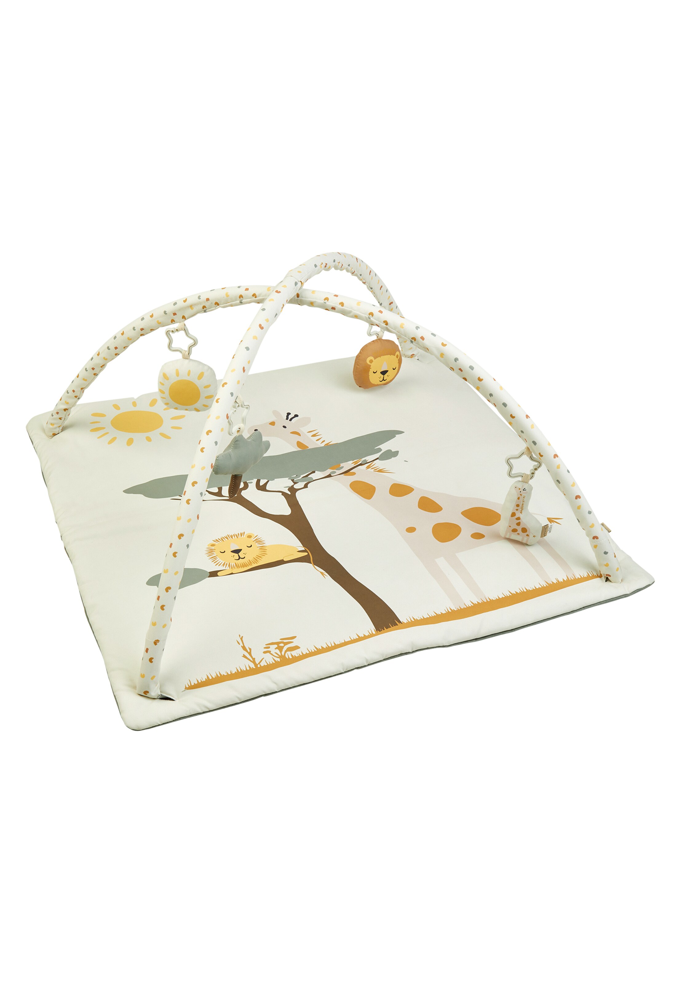 STERNTALER Baby Blanket 'Safari' in Green: front