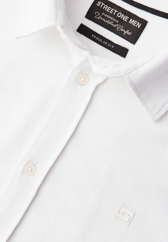Street One MEN Regular fit Button Up Shirt in White