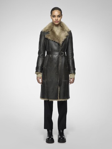 V S P Vinterfrakke 'Lyza' i brun