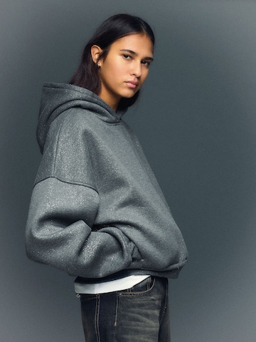 Bluză de molton de la Bershka pe gri