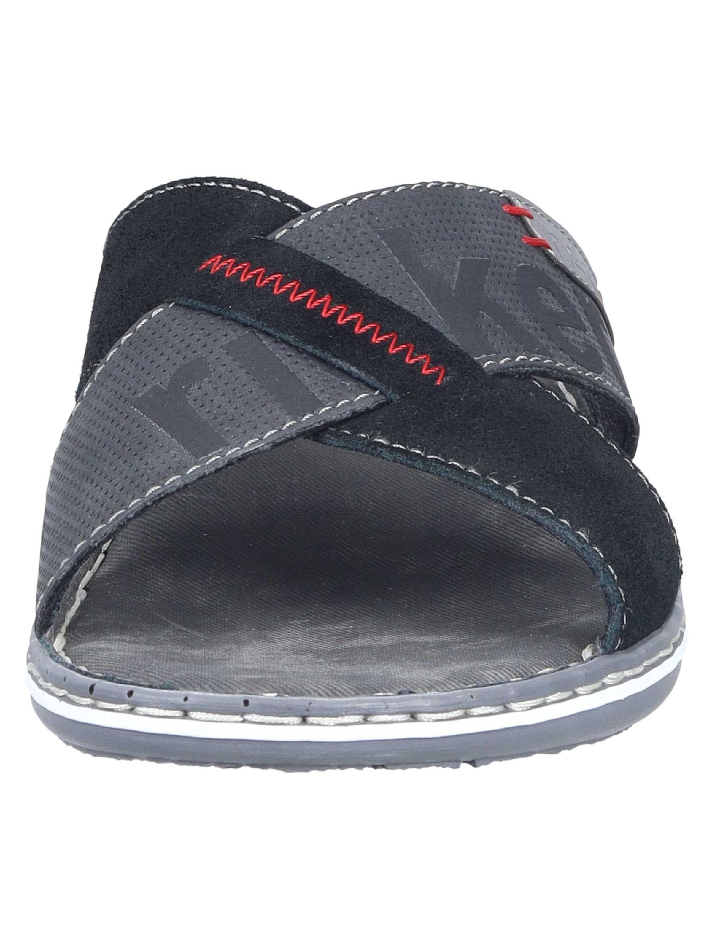 Rieker Pantolette 'Basic'‌‌‌‌‌‌‌‌‌ in Schwarz