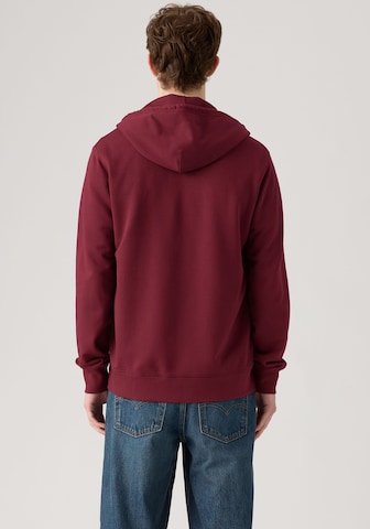 LEVI'S ® Sweat jacket 'The Original' in Red