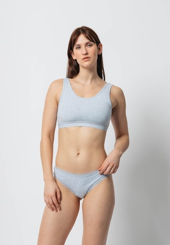 SNOCKS Thong in Grey: front