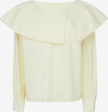 Usha - Blusa en amarillo: frente