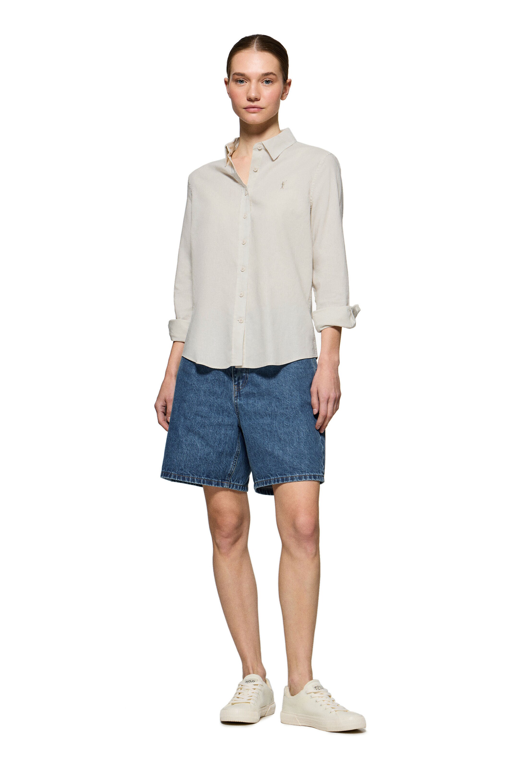 Polo Club Blouse in Beige