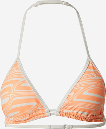 Triangolo Top per bikini di PUMA in arancione: frontale