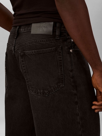Calvin Klein Jeans Vrečasti Kavbojke | črna barva