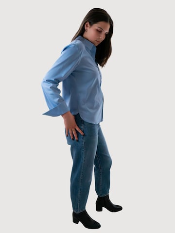 Chemisier 'Paula' WEARABLE STORIES en bleu