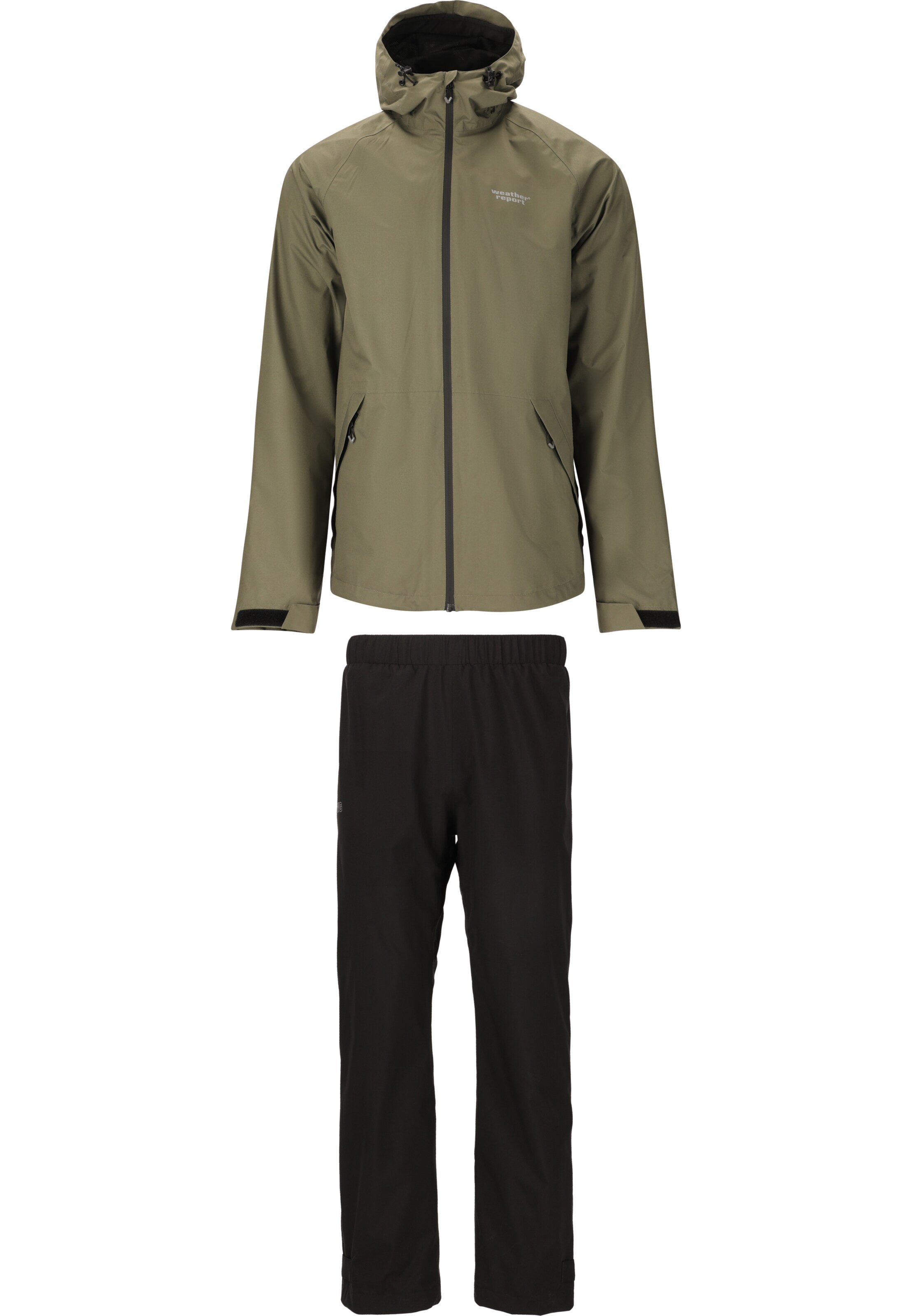 Weather Report Regenset 'Gust Jr.' in Grün: Vorderseite