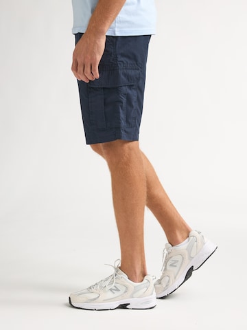 Petrol Industries Normalny krój Bojówki w kolorze niebieski