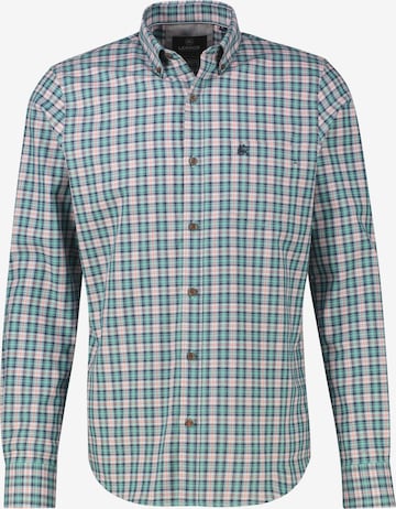 LERROS Regular fit Button Up Shirt in Blue: front