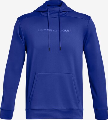 UNDER ARMOUR Athletic Sweatshirt 'Armour' in Blue: front