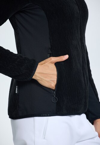 ICEPEAK Fleece Jacket in Black