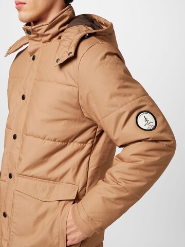 bleed clothing Winter Jacket 'Guerilla' in Brown