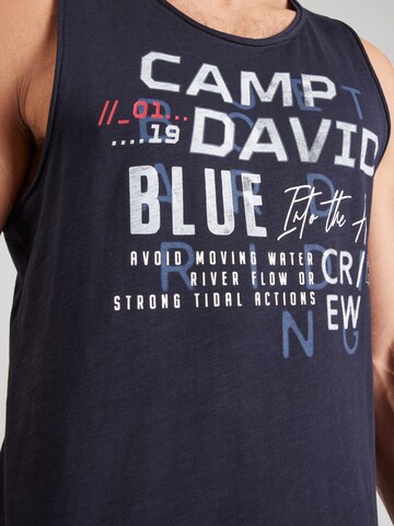 CAMP DAVID Тениска в синьо