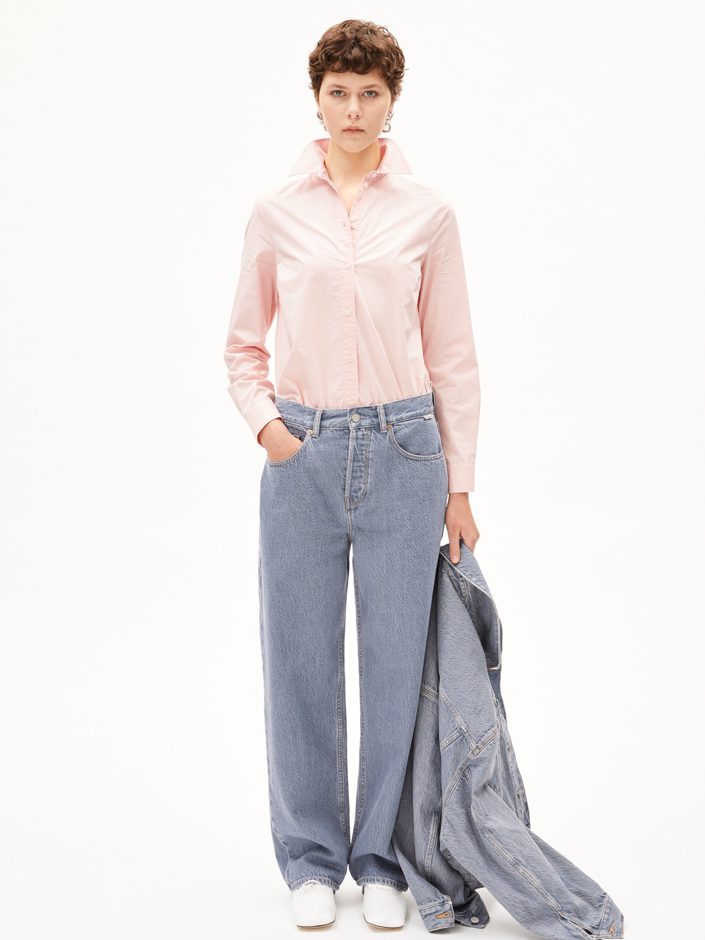 ARMEDANGELS Blouse ' LOUILAA ' in Pink: front