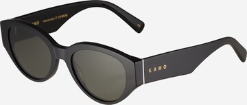 Lunettes de soleil '606' KAMO en noir : devant