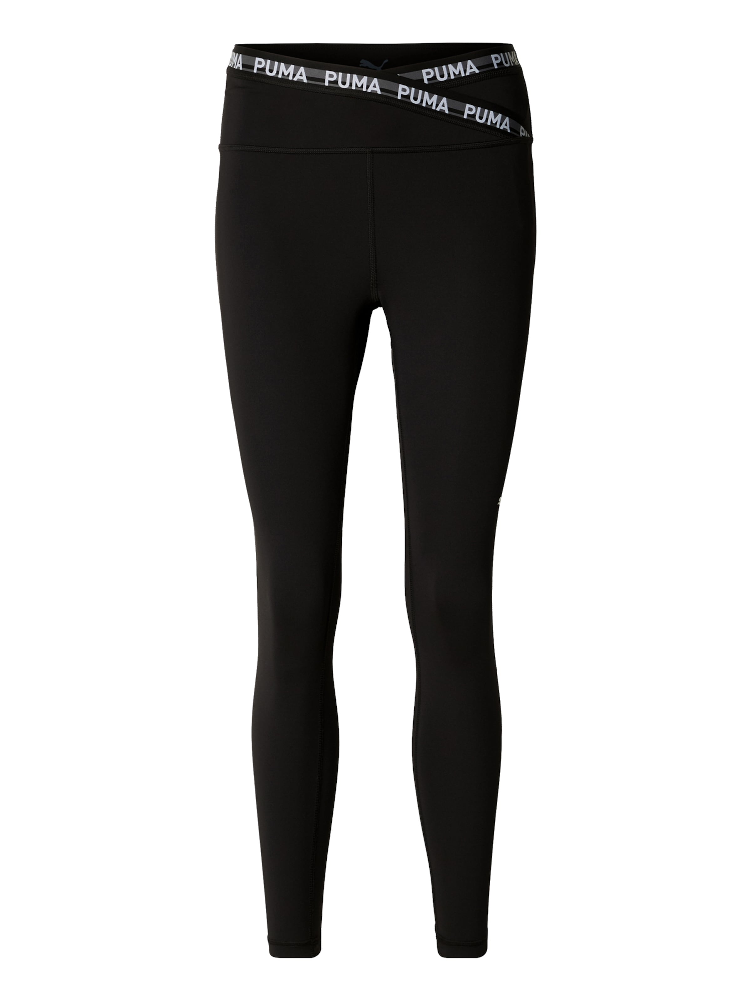 PUMA Skinny Sportnadrágok 'Strong' - fekete: elől