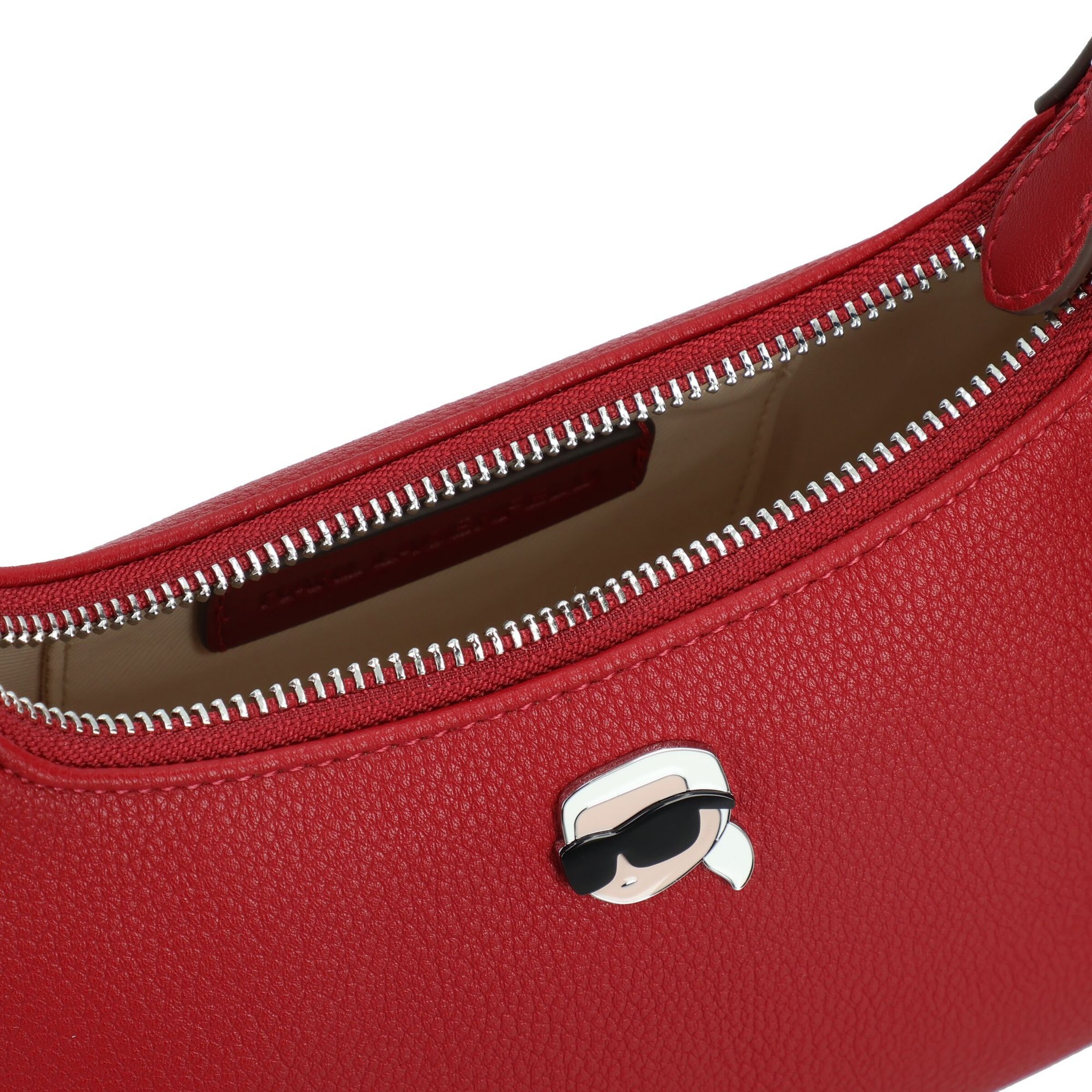 Borsa a spalla 'Ikon' di Karl Lagerfeld in rosso